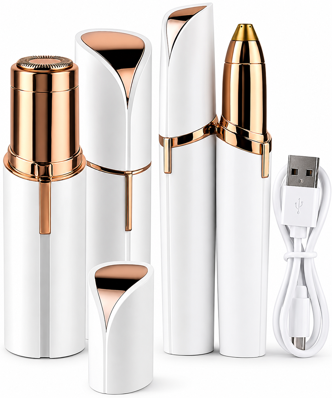 Depilador facial elétrico para mulheres