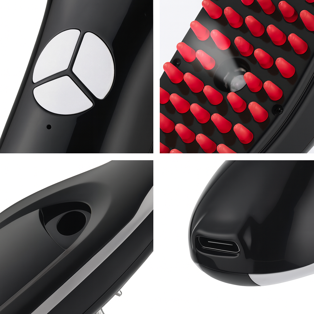 Hair Therapy Brush: NanoTherapy Smarts 4-in-1