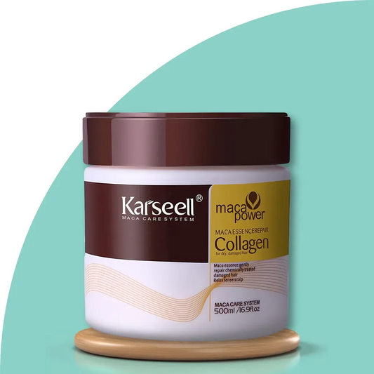 Karseell Mask + Aceite Esencial: Doble Nutrición - Tratamiento Capilar con Colágeno