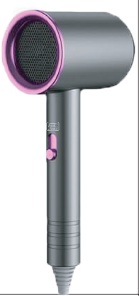 Professional Ionic Hair Dryer with Blue Light Technology