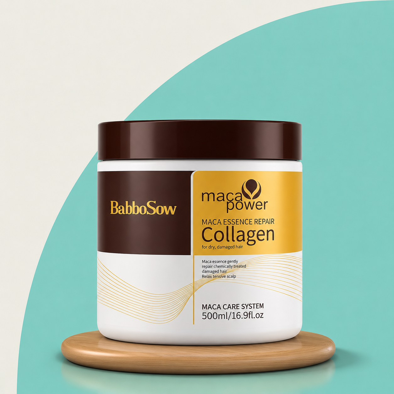 Máscara Capilar Reparadora Karseell com Colágeno - 500 ml