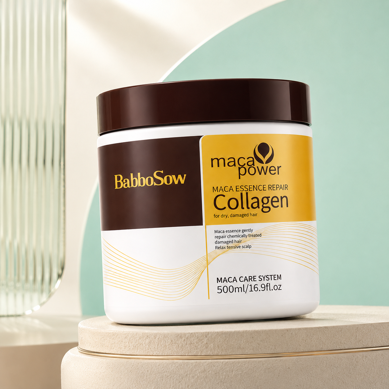 Máscara Capilar Reparadora Karseell com Colágeno - 500 ml