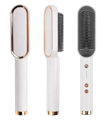 Electric Straightening Brush – Perfectly Straight Hair in Minutes