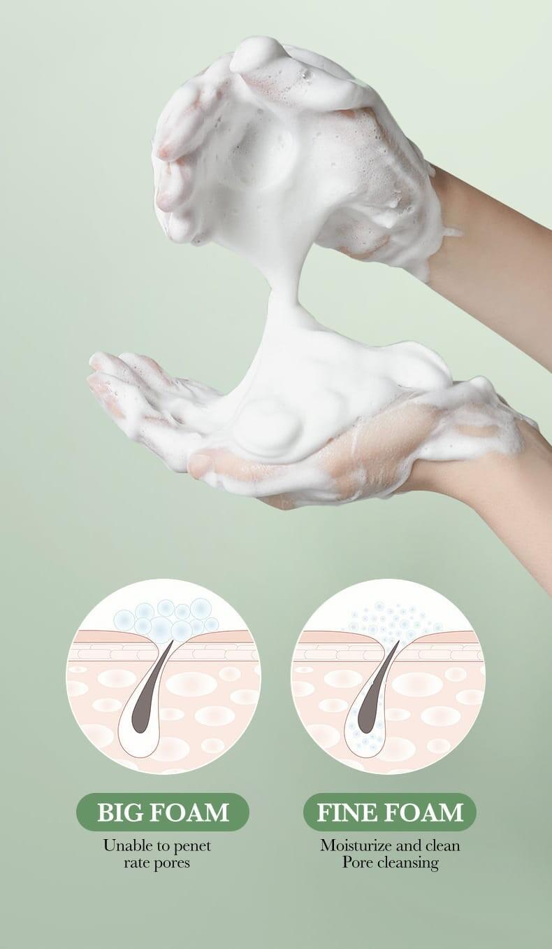 Limpador facial purificante orgânico de abacate